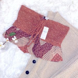 apricot smocked top | american eagle · · · xs nwt